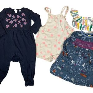 Boden Tea Hugo Tiki Clothes Mix Lot Girls 12-18 Dress Romper Crop Terry Top